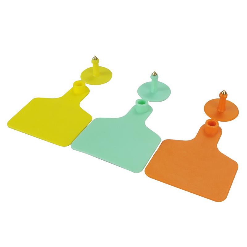 100pcs Cattle Ear Tags Without Words TPU Cow Ear Tag Signs Ear Label Farm Animal Marker Livestock Identification