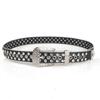 Women's Rhinestone Crystal Belt: Sparkling Diamond Leather Accessory