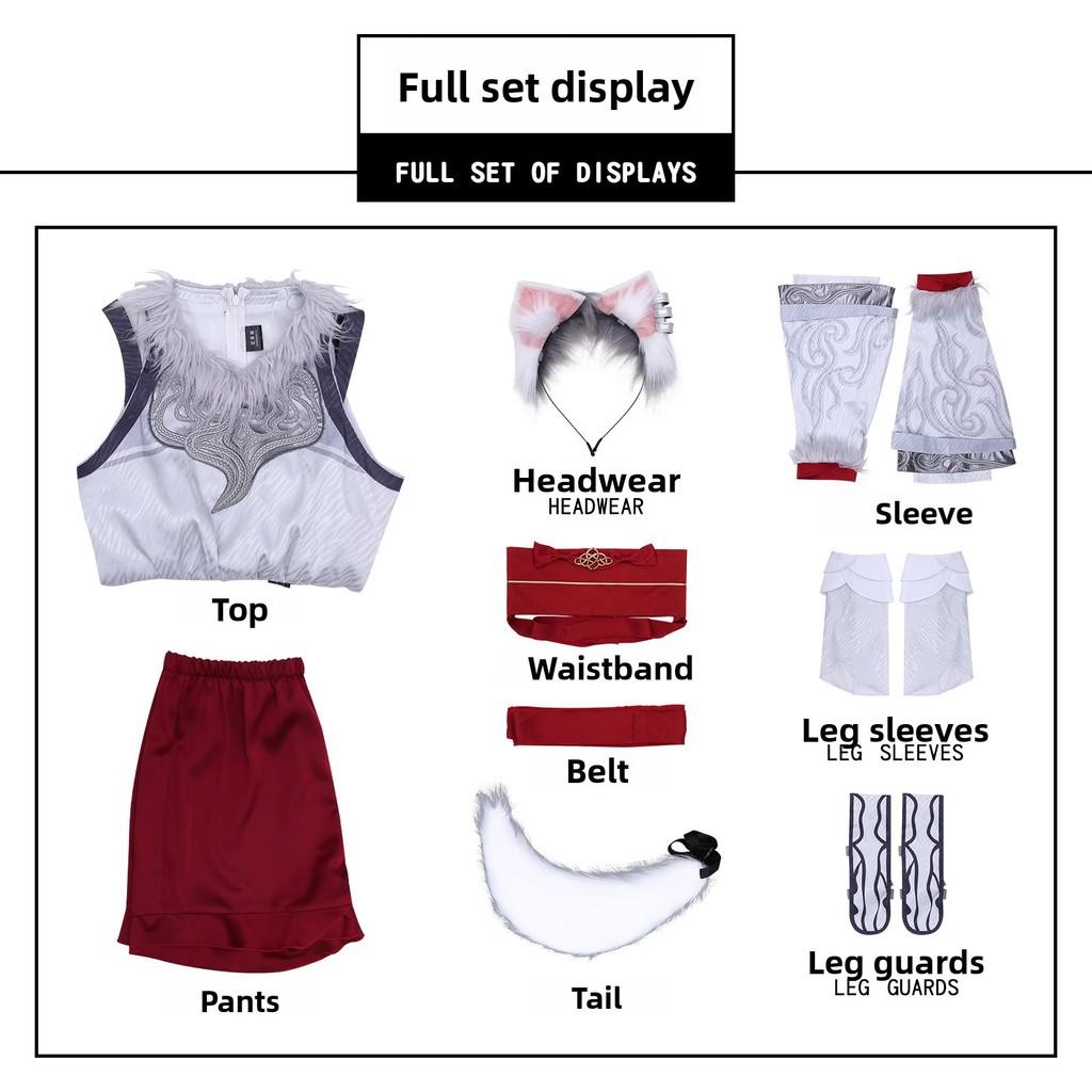 

Fanren Xiuxian Zhuan Silver Moon Cosplay Costume For Anime Role Play Game Fans XXXL