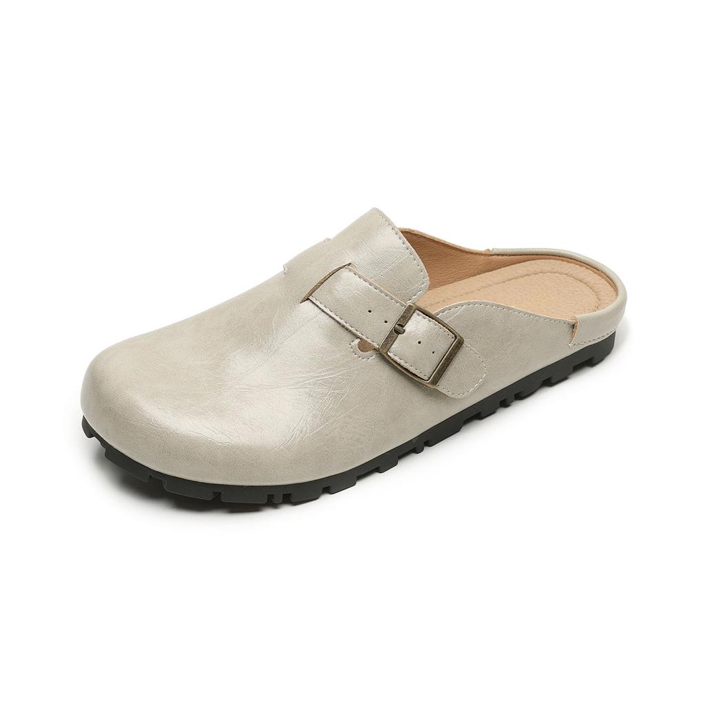 The women's pedals are the new Baotou semi-slippers, and the women's summer wears