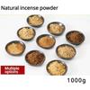 1000g Polvere Naturale per Incenso Oca Pera Osmanto Gelsomino Sandalo Legno di Agar Sigillo per Incenso per Casa Sala da Tè Materiale Profumato
