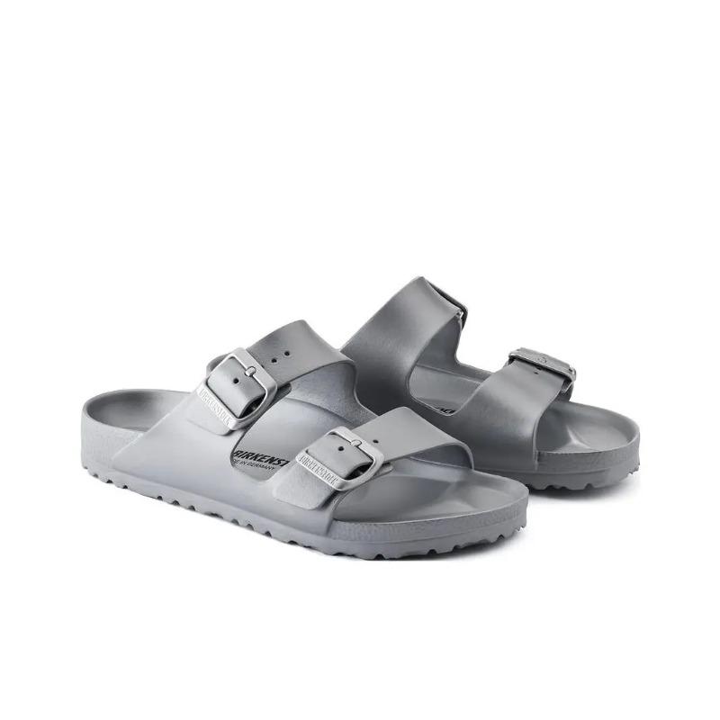 Birkenstock Unisex EVA Slide Sandals Grey Regular Fit 1003490 41