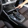 For BMW 3 4 Series G20 G26 2020-2025 For BMW I40 Real Carbon Car Interior Central Control Dashboard Gear Shift Knob Panel Trim