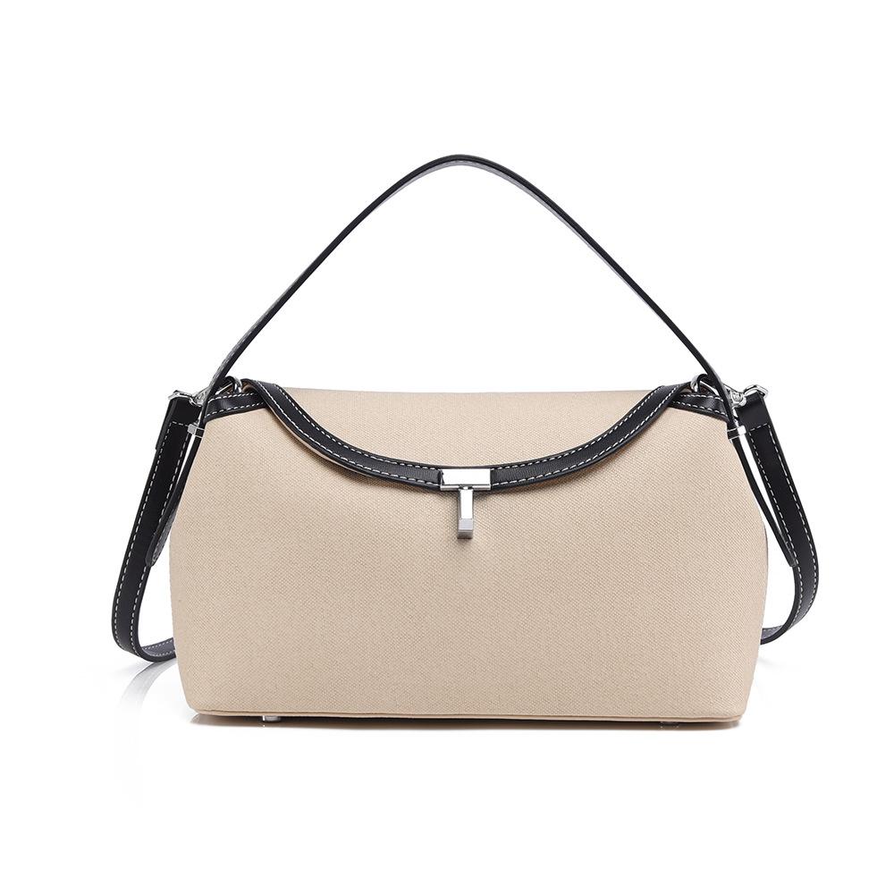 Crossbody bag women's new fashion handbag large capacity soft leather commuter bag niche handbag women's bag