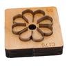 Leather Cutting Die Flower Shaped Metal Leathercraft Paper Art Cutter Punching Mold Crafting Tool