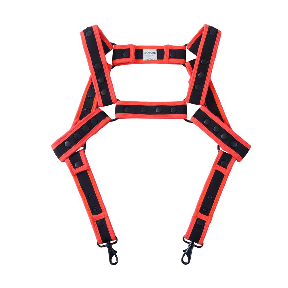 Men's Leather Body Harness Bondage Thong