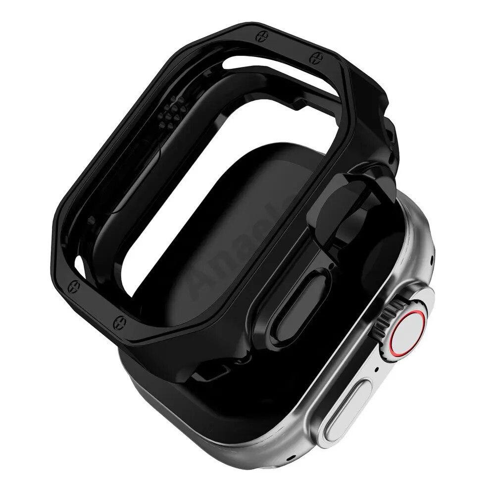 Cover For Apple Watch Ultra 49mm Soft TPU Protector Bumper Case iWatch Series 9 8 7 SE 6 5 4 40mm 41mm 45mm 44mm Watchcase
