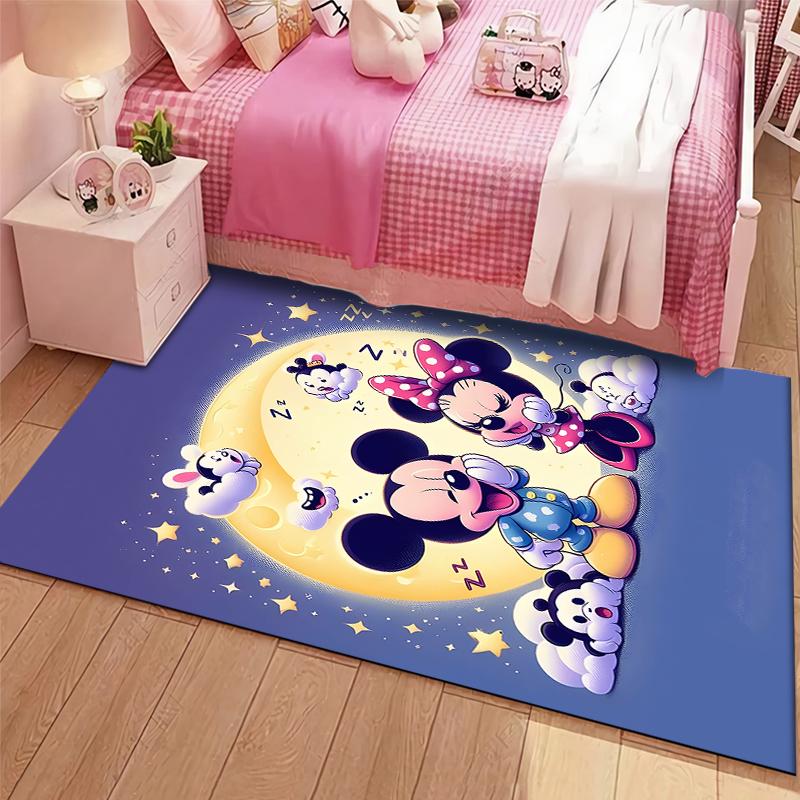 

1PC Disney Mickey and Minnie Mouse Printed Carpet Fashion Mat Non-slip Carpet Rug Outdoor Carpet Door Play Mat Luxury Gift 40cm x 60cm