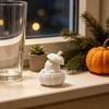Cartoon Elf Ornaments 3D Printed Christmas Gift Box Ghost Figurine Ornaments, Cute Fun Handmade Creations Halloween Pumpkin Desktop Decoration