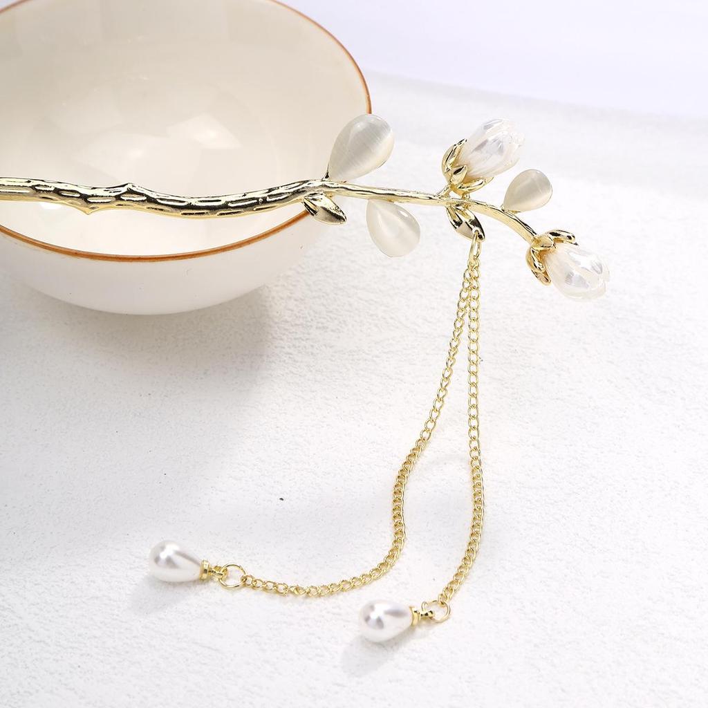 Modern Chinese-Style Tassel Hairpin - Elegant Women's Hair Accessory