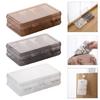 Versatile Jewellery Sorting Box Travel Friendly Plastic Jewelry Box 2 Layer Container for Organizing Accessories