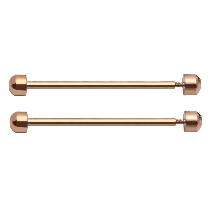 2 Pieces/set Watch Screw Tube Stem for Watch, for Smart Watch Stem Link Kit for 16mm 18mm 20mm 22mm Band Strap