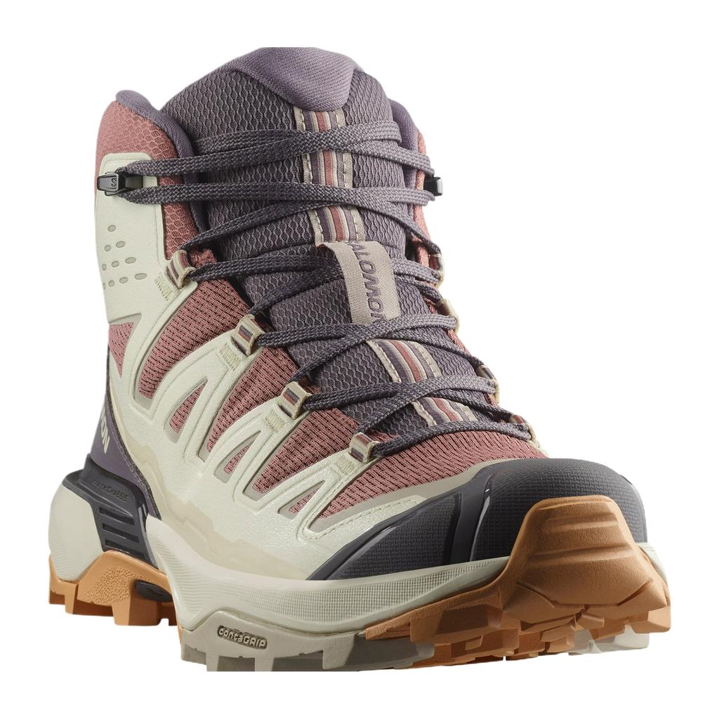 SALOMON X Ultra Comfortable Simple Fitting Mid-Top Hiking Shoes Women Hiking Shoes Pink 478164