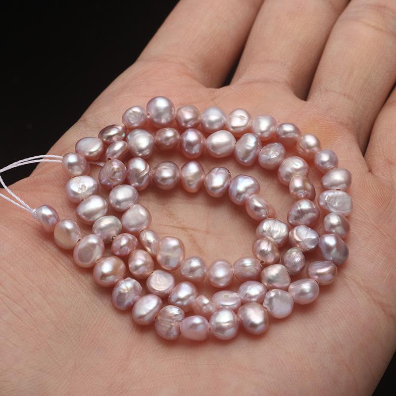 

Пресноводный жемчуг неправильной формы, двусторонние свободные бусины, подвески для шитья ожерелья, ювелирные изделия 5