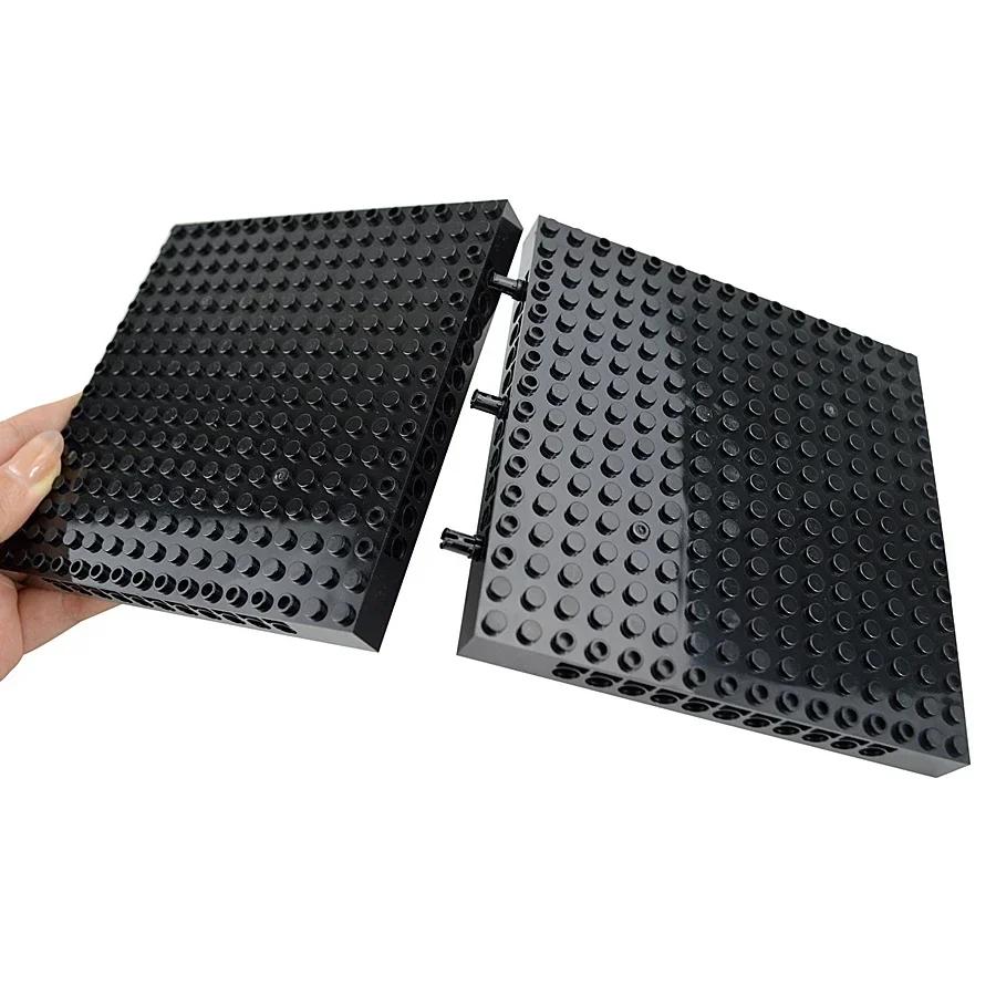 Compatible MOC 65803 Technical Brick 4/3 16x16 Baseplate Building Block Parts Set DIY Kid Toys For 98138 Pixel Art Picture Leduo