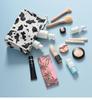Cow Print Waterproof Cosmetic Travel Bag - Portable Skincare Organizer