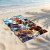 Cartoon A-Avatar T-The L-Last A-Airbender Handtuch Stranddecke Handtuch Für Reise Fitnessstudio Dusche Luxus Leicht Camping Pool heiß