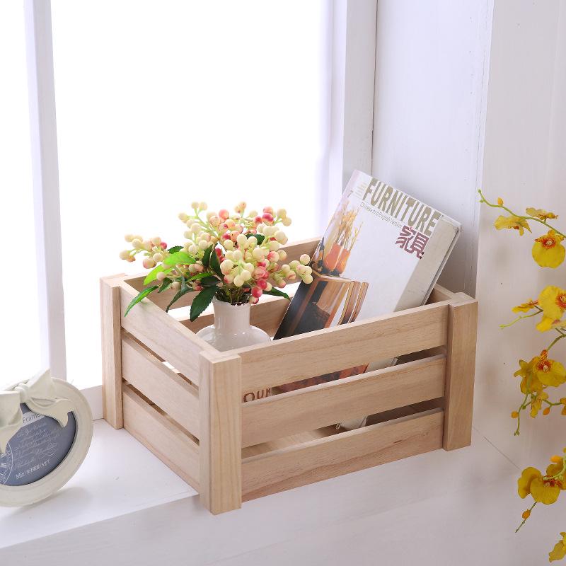 Cassa di Stoccaggio in Legno Vintage Usurata: Espositore Decorativo per Oggetti Vari e Scatola Cornice per Matrimonio