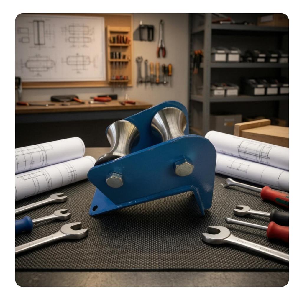 Wire-Guiding Guide Pulley Heavy-Duty Cable Feed Friction-Reducing
