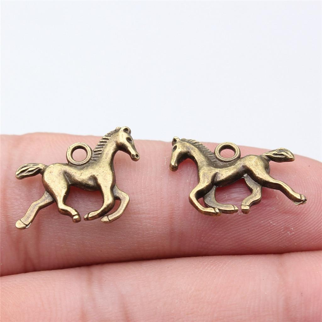 Charms Pegasus Horse Pendants Minimalist Jewelry Components QC095