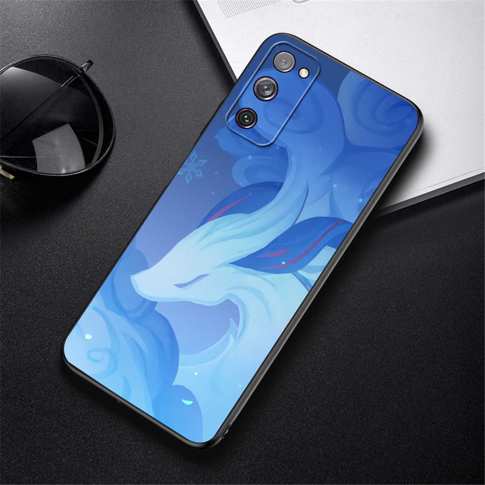 Ochranné pouzdro na telefon Genshin Impact Icon pro Samsung Galaxy S22 5G S21 Ultra S20 S10 S9 Plus S10E S8 S7 Edge