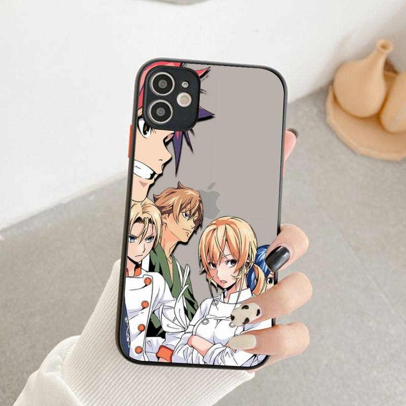 Soma Yukihira Food Wars Shokugeki no Soma Anime Phone Case for iPhone X XR XS 7 8 Plus 11 12 pro MAX Matte Shockproof shell