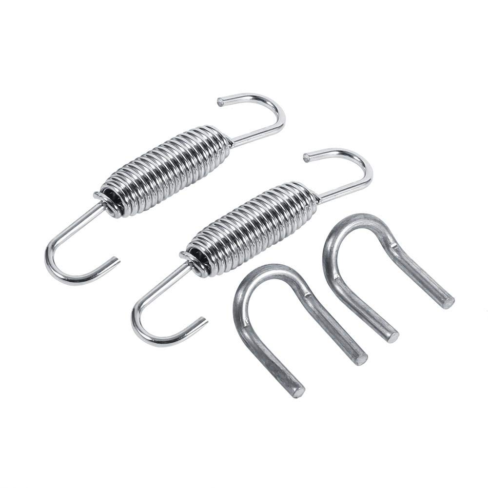 

Motorcycle Exhaust Pipe Spring,2pcs Motorcycle Exhaust System Spring 65mm Stainless Steel Rotary Mounting Exhaust normal