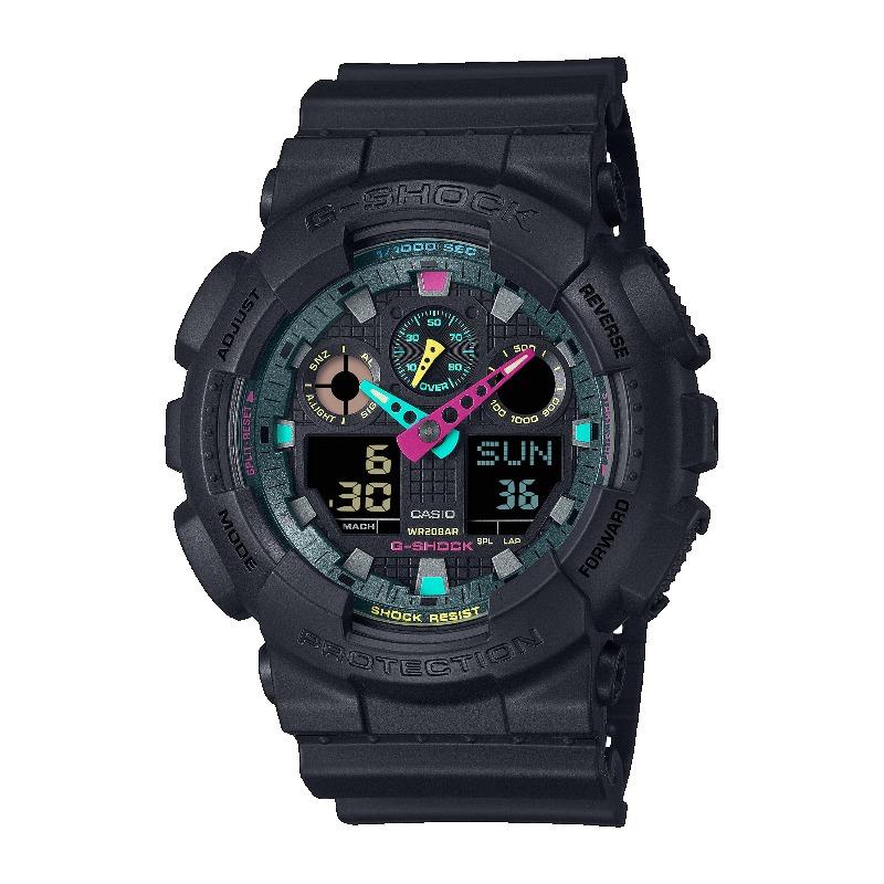 

Casio Men s Resin 200M Water Resistant Digital Shock Resistant Quartz Watch GA-100MF-1A чёрный