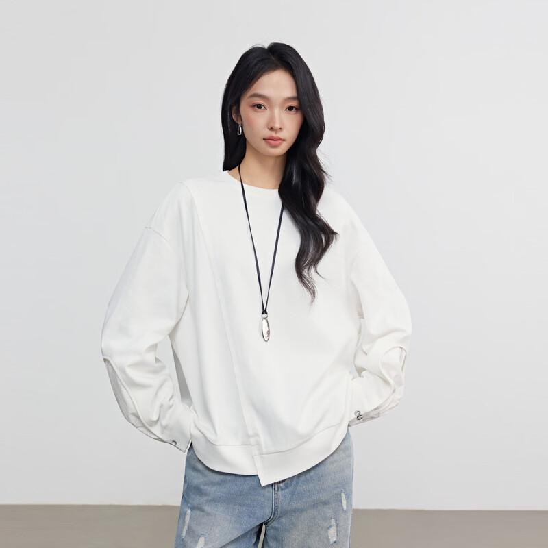 

Elva Island Women s Asymmetrical Patchwork Pullover Sweatshirt L