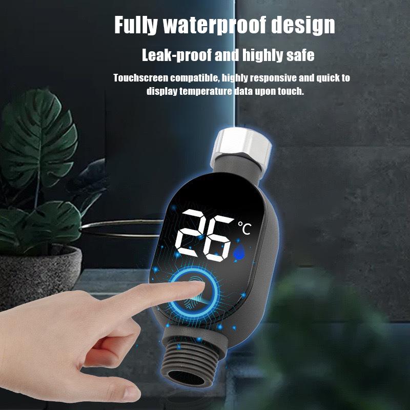 Shower Head Shower Accessory Display Home Water Temperature Gauge