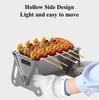 WINB Portable Folding BBQ Grill with Carry Bag for 1-2 People - Mini Charcoal Grill for Camping, Compact Stainless Steel Fire Pit