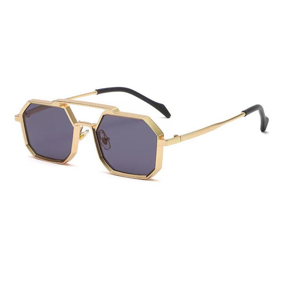 Sunglasses Large Frame Metal Sunglasses Sun Glasses Double Beam Eyewear For Travel Men & Women Outdoor
