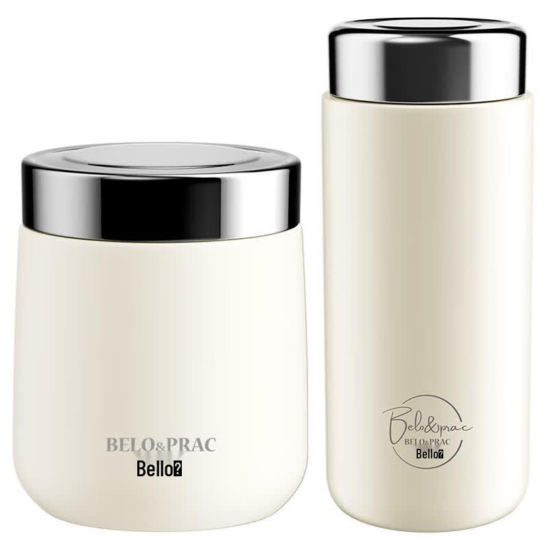 BELOPRAC Mini Insulated Mug  Food Jar Set