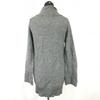 SPICK AND SPAN Knit Long Coat Women M Gray High Neck Cardigan Style(USED)