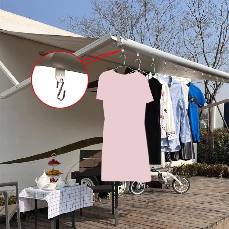 40pcs Weather Resistant Shelters Hook Windproofed Shade Canopies Clip for Camping Hiking and Backyard Use