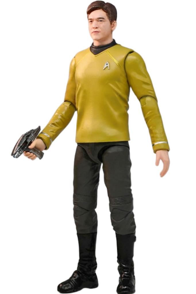HiPlay HIYA 1/18 Scale EXQUISITE MINI Series Star Trek Sulu EMS0259 Movable Action Figure with Accessories, Full Set