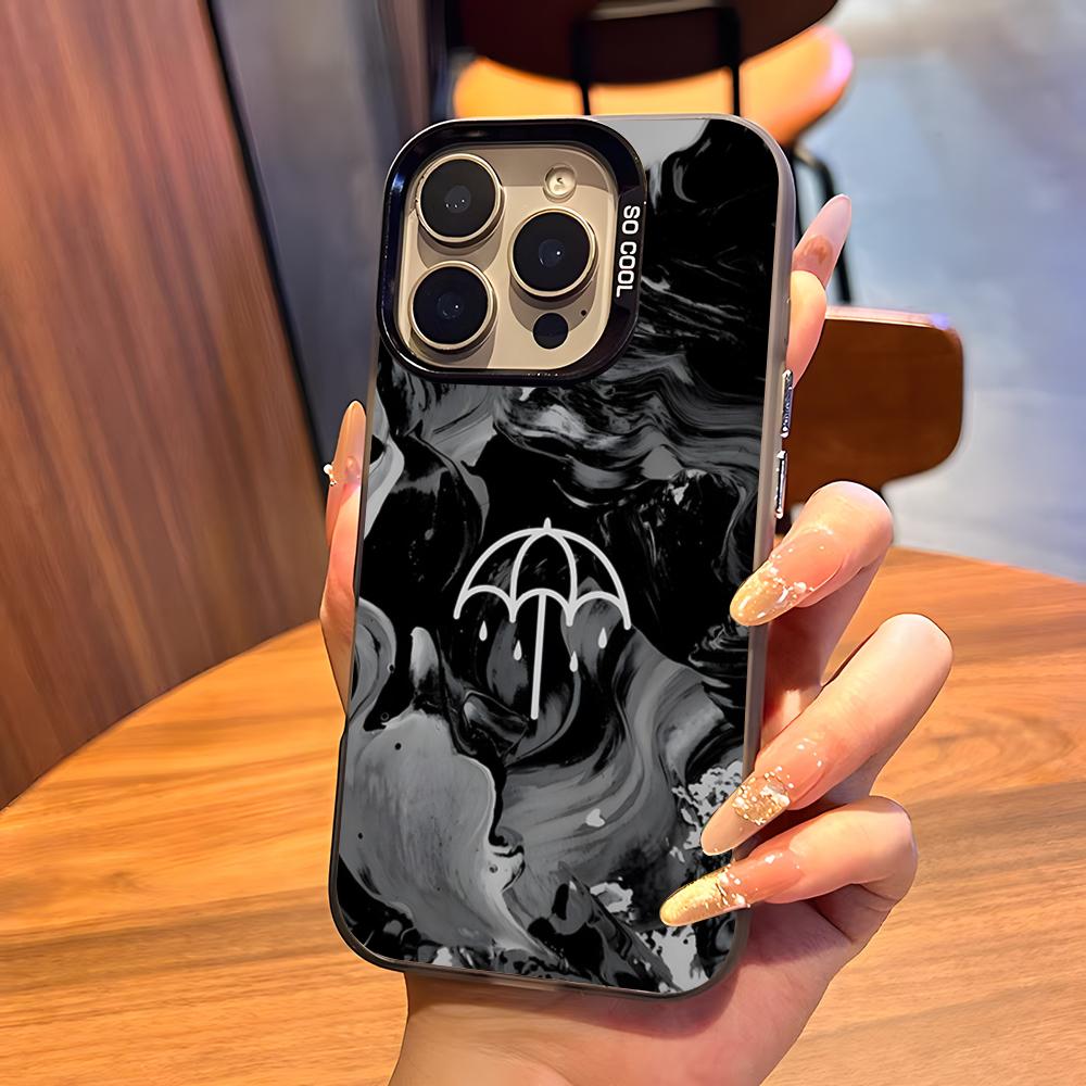 Bring Me The Horizons Phone Case For IPhone17 Air 16 15 14 Plus 13 12 11 Pro 7 8 XS Max XR Silver Black Bumper Case