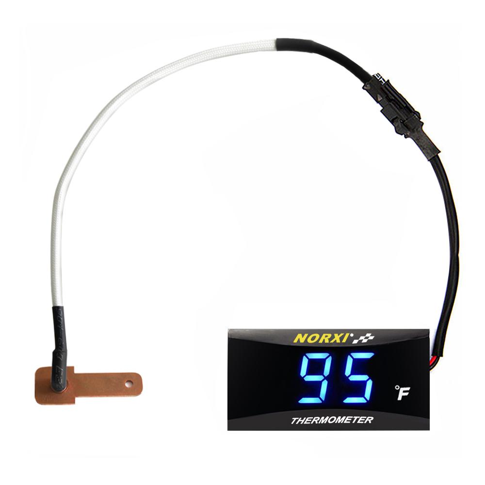 

Motorcycle Water Temperature gauge Fahrenheit degree 32-248℉ Radiator Thermometer Universal Digital gauge