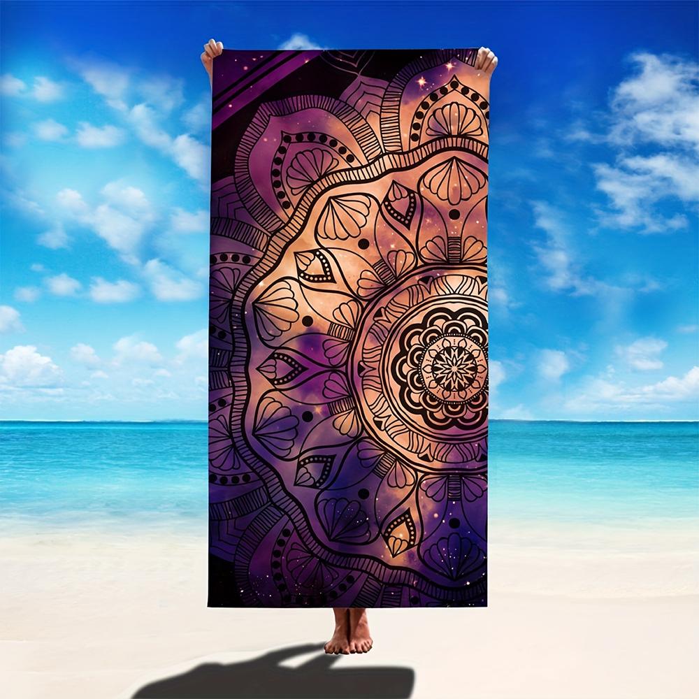 1pc Boho Mandala & Tie Dye Print Quick-Dry Beach Towels Perfect choice for beach vacation party gifts