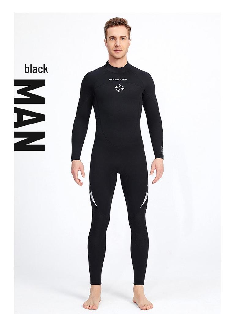 DIVE&SAIL 3MM Unisex Long-Sleeve Wetsuit for Diving & Surfing