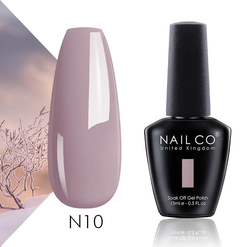 NAILCO 15ml Autumn Winter Brown Coffee Gel Nail Polish Design Nail Art Khaki Nude Color Series Glitter Manicure Set UV Nails Gel