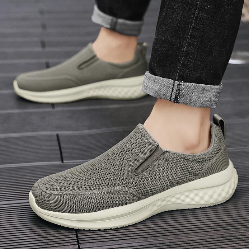Brand Men Casual Shoes Fashion Men's Sneakers Breathable Men Walking Flat Shoes Outdoor Large Size Light Men's Shoes Loafers