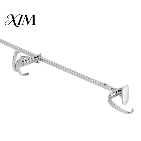 Supporto per Ghirlanda Senza Danni per le Feste, Asta Regolabile per Appendere Ghirlande di Natale, Lunghezza 23,6"-59", Montaggio Robusto in Metallo per Porta d'Ingresso, Gancio per Halloween, No