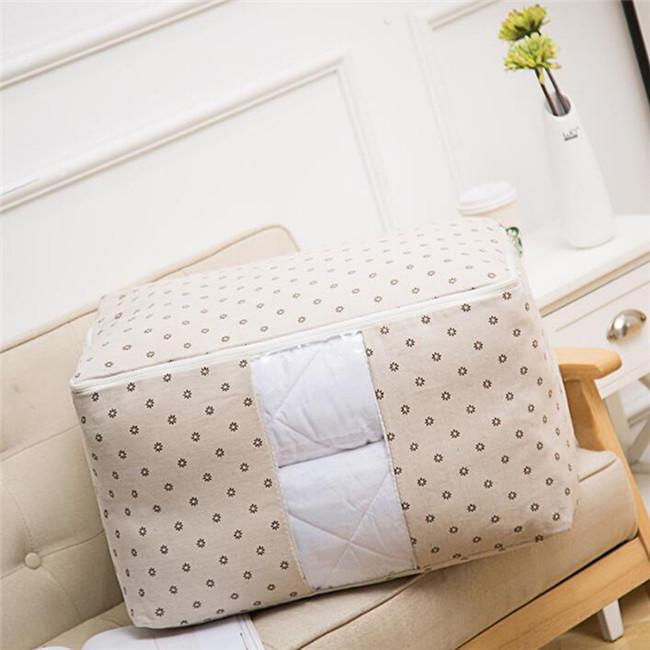 Buy Cotton Linen Quilt Storage Bag Quilted Bag Bedding Storage Bag at