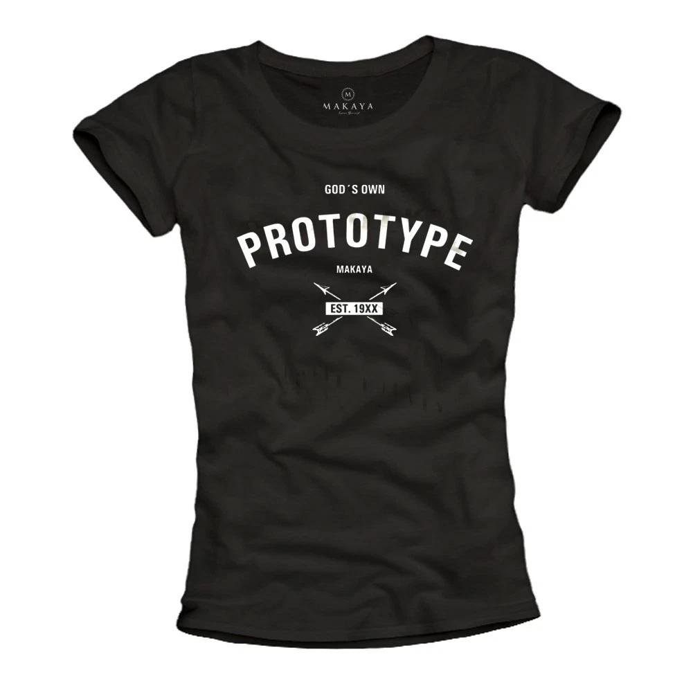 Fun shirt women slogan funny ladies T shirts tops with slogan sayings- L