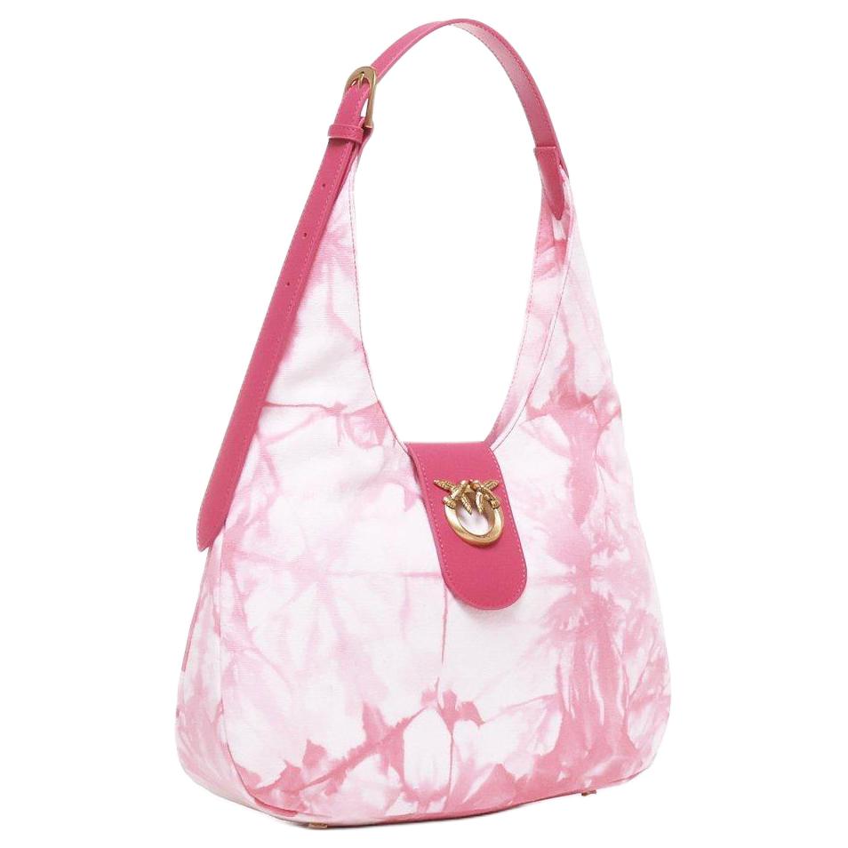 PINKO Cotton One Shoulder Handbag Women's Pink 103275-A1RK-NY3Q