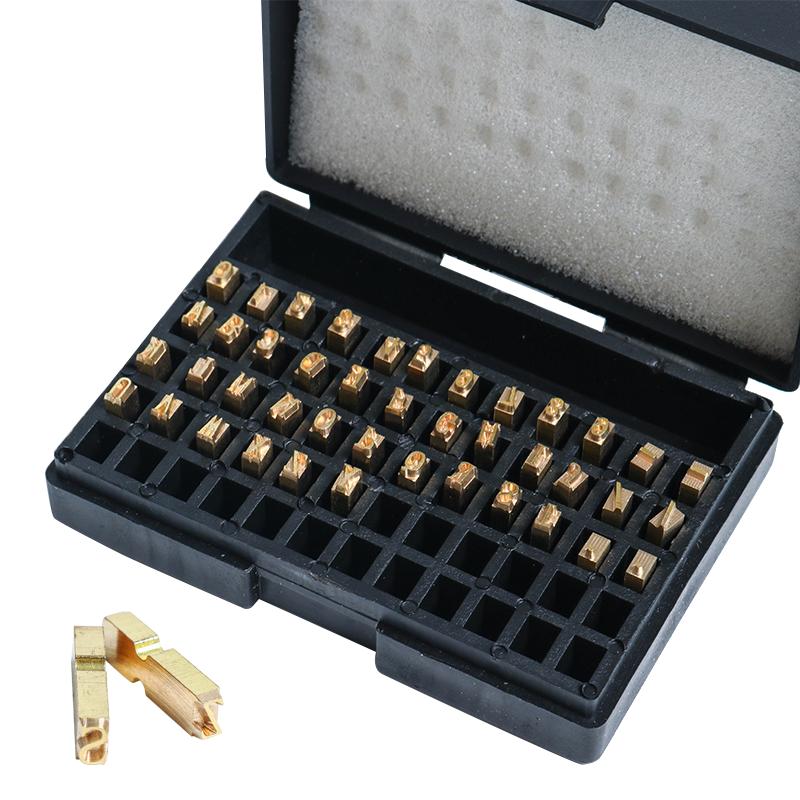 ZONESUN A-Z 0-9 Characters Letters Numbers Hot Stamping Copper Letter for ZY-RM5/ZY-RM5-E/ZY-RM5-E2 Ribbon Coder Date Printer