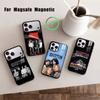 L-Led Z-Zeppelin Telefoonhoesje Voor iPhone17,16,15,14,13,12,11 Plus,Pro Magnetisch met Magsafe Draadloos Opladen