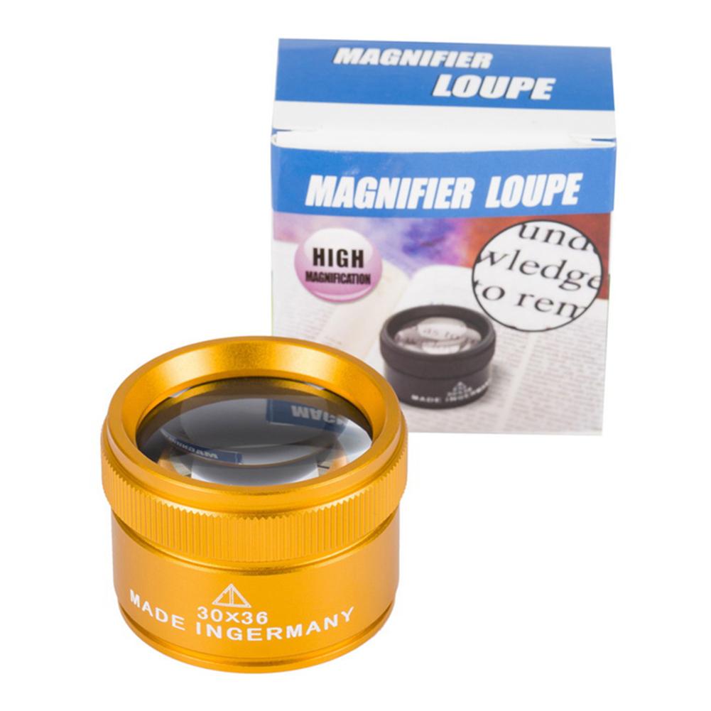 3/5/10/30X Magnifying Glass K9 Optical Lens Monocle Magnifier Magnifier Eye Lens Watch Repair for Coin Stamps Jewelry Lupe Loupe