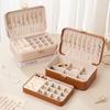 Elegant Multi-layer Lockable Jewelry Storage Box with Anti-oxidation Feature